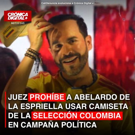 JUEZ PROHÍBE A ABELARDO DE LA ESPRIELLA USAR CAMISETA DE LA SELECCIÓN COLOMBIA EN CAMPAÑA POLÍTICA