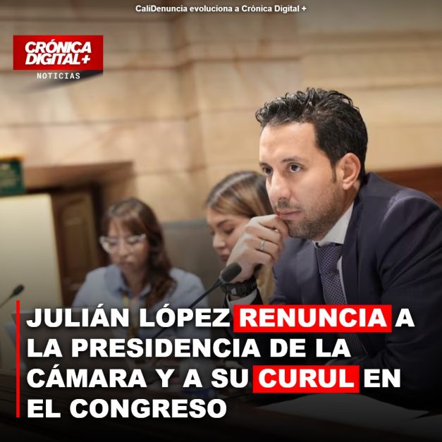 Julián López renuncia al Congreso; buscará Gobernación del Valle