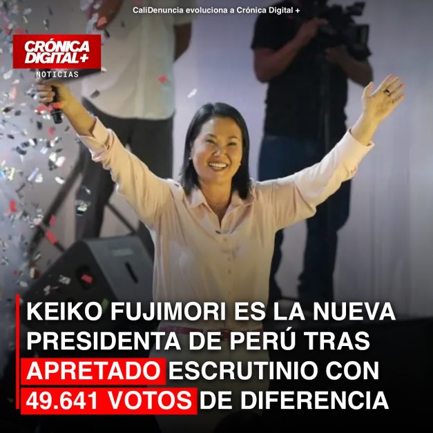Keiko Fujimori Asume Presidencia de Perú tras Escrutinio Definitorio