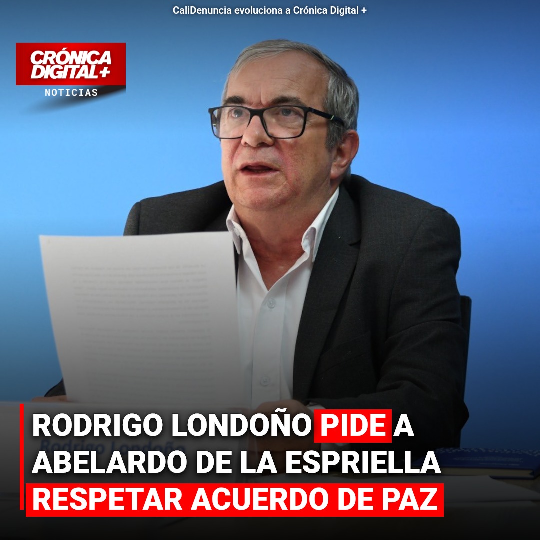 Londoño emplaza a De la Espriella por respeto al Acuerdo de Paz