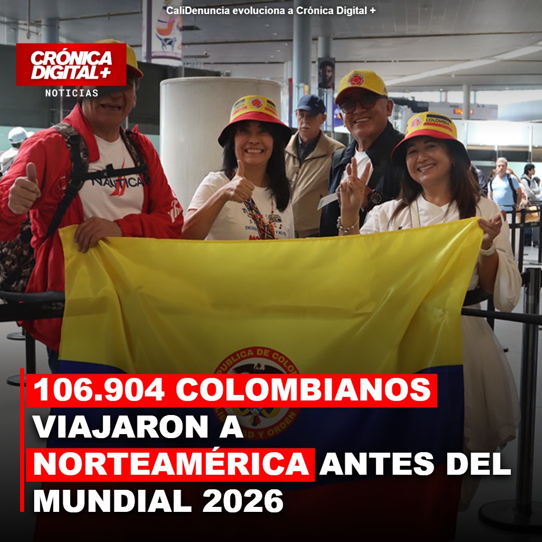 Más de 100 mil colombianos viajaron a Norteamérica antes del Mundial 2026
