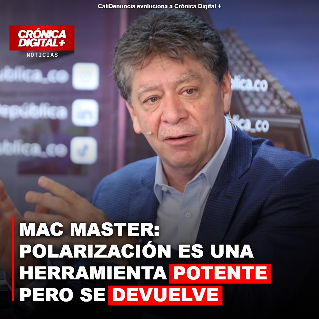 Mac Master: Polarización electoral obstaculiza gobernabilidad en Colombia