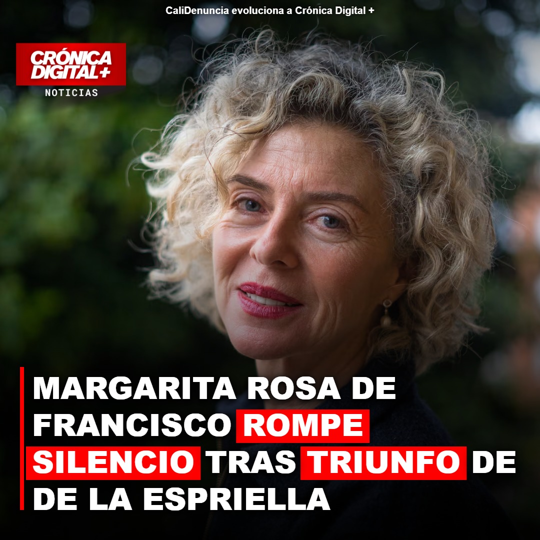 Margarita Rosa de Francisco reacciona sobria ante triunfo de De la Espriella