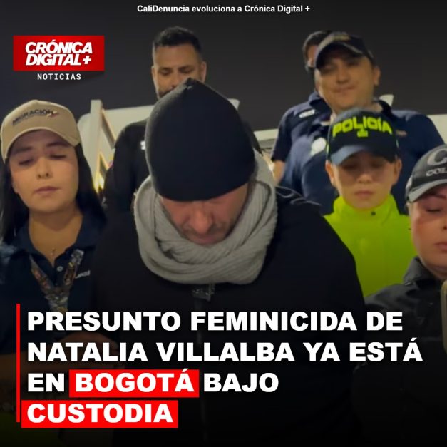 Matthew Foster, presunto feminicida de Natalia Villalba, en custodia en Bogotá