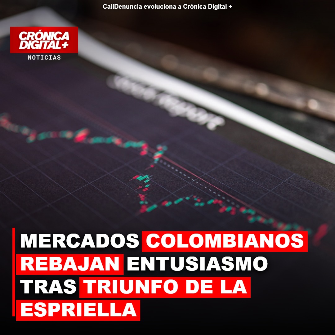 Mercados colombianos miden impacto del triunfo de De la Espriella