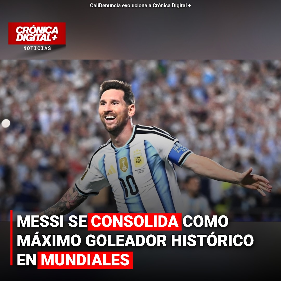 Messi rompe récords: Máximo goleador en Mundiales con 18 tantos