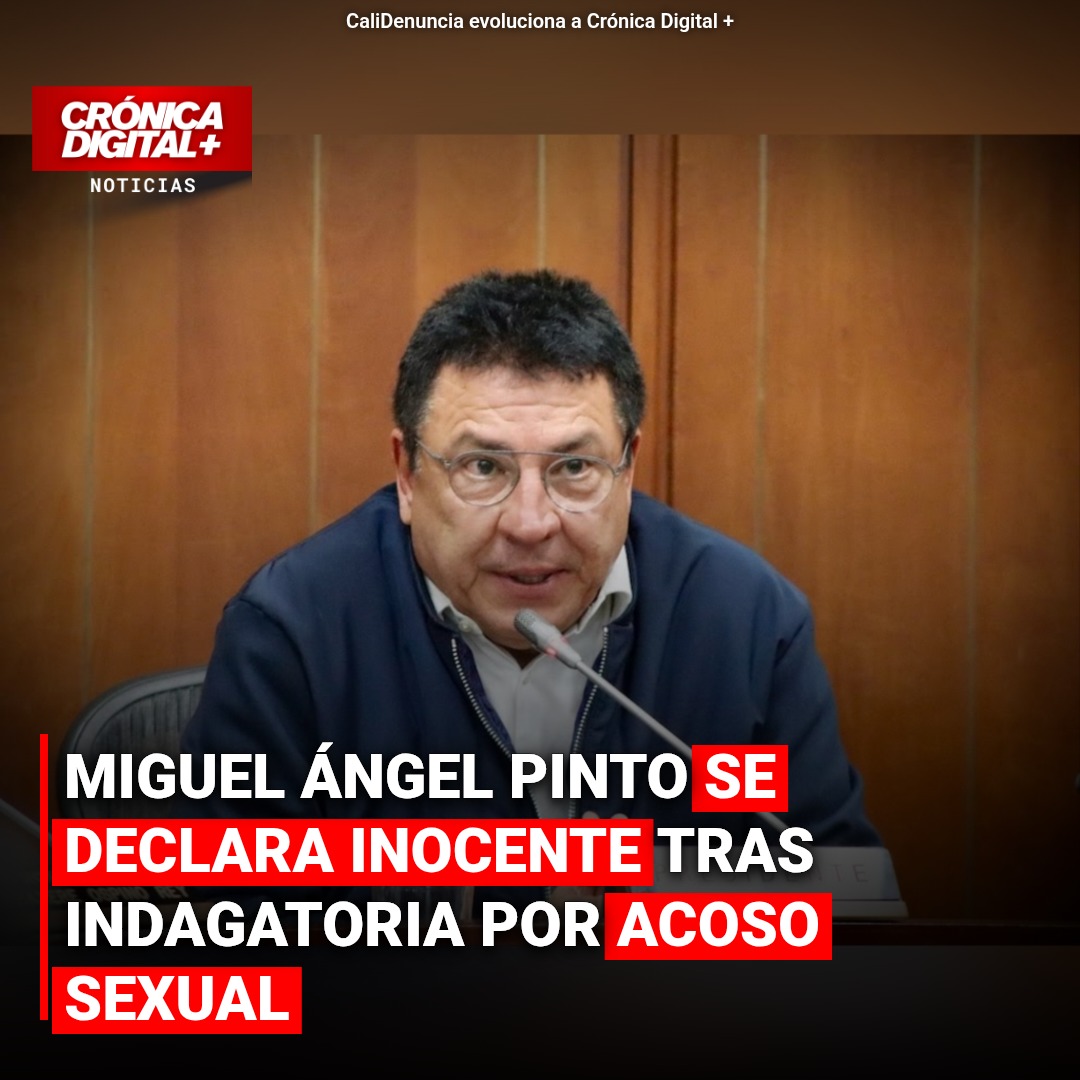 MIGUEL ÁNGEL PINTO SE DECLARA INOCENTE TRAS INDAGATORIA POR ACOSO SEXUAL