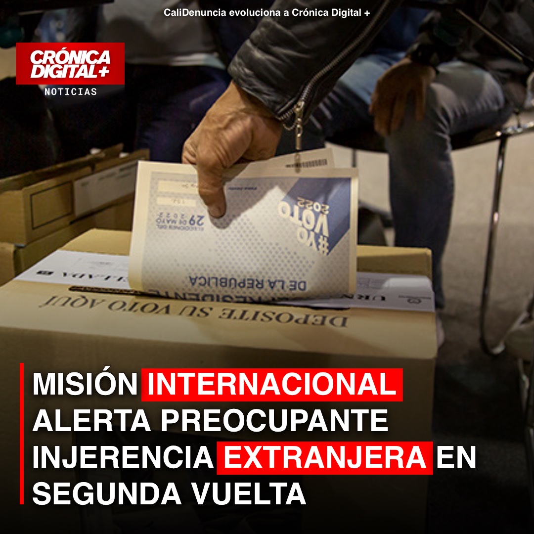Misión Internacional Alerta Injerencia Extranjera en Balotaje Presidencial