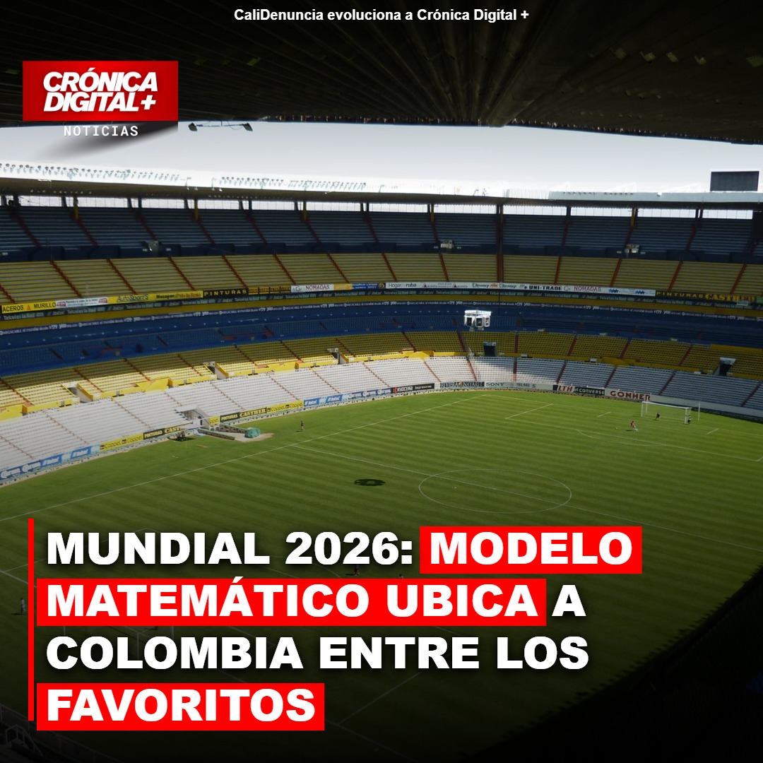 Modelo matemático sitúa a Colombia entre favoritos Mundial 2026