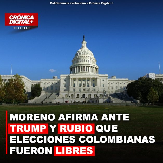 MORENO AFIRMA ANTE TRUMP Y RUBIO QUE ELECCIONES COLOMBIANAS FUERON LIBRES Y EJEMPLARES