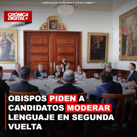 OBISPOS PIDEN A CANDIDATOS MODERAR LENGUAJE EN SEGUNDA VUELTA