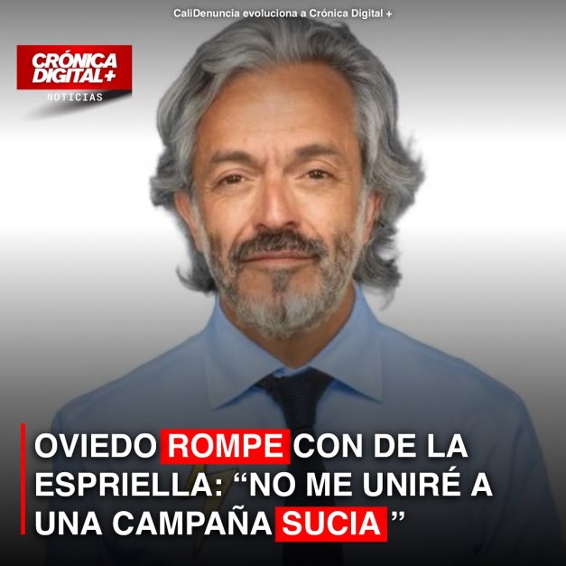 OVIEDO ROMPE CON DE LA ESPRIELLA: “NO ME UNIRÉ A UNA CAMPAÑA SUCIA”
