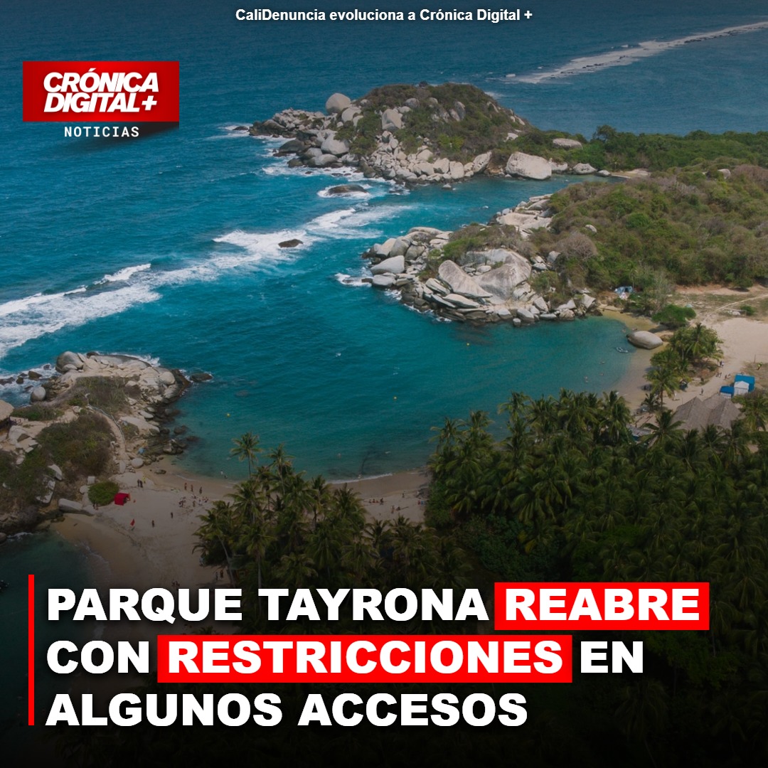 PARQUE TAYRONA REABRE CON RESTRICCIONES EN ALGUNOS ACCESOS