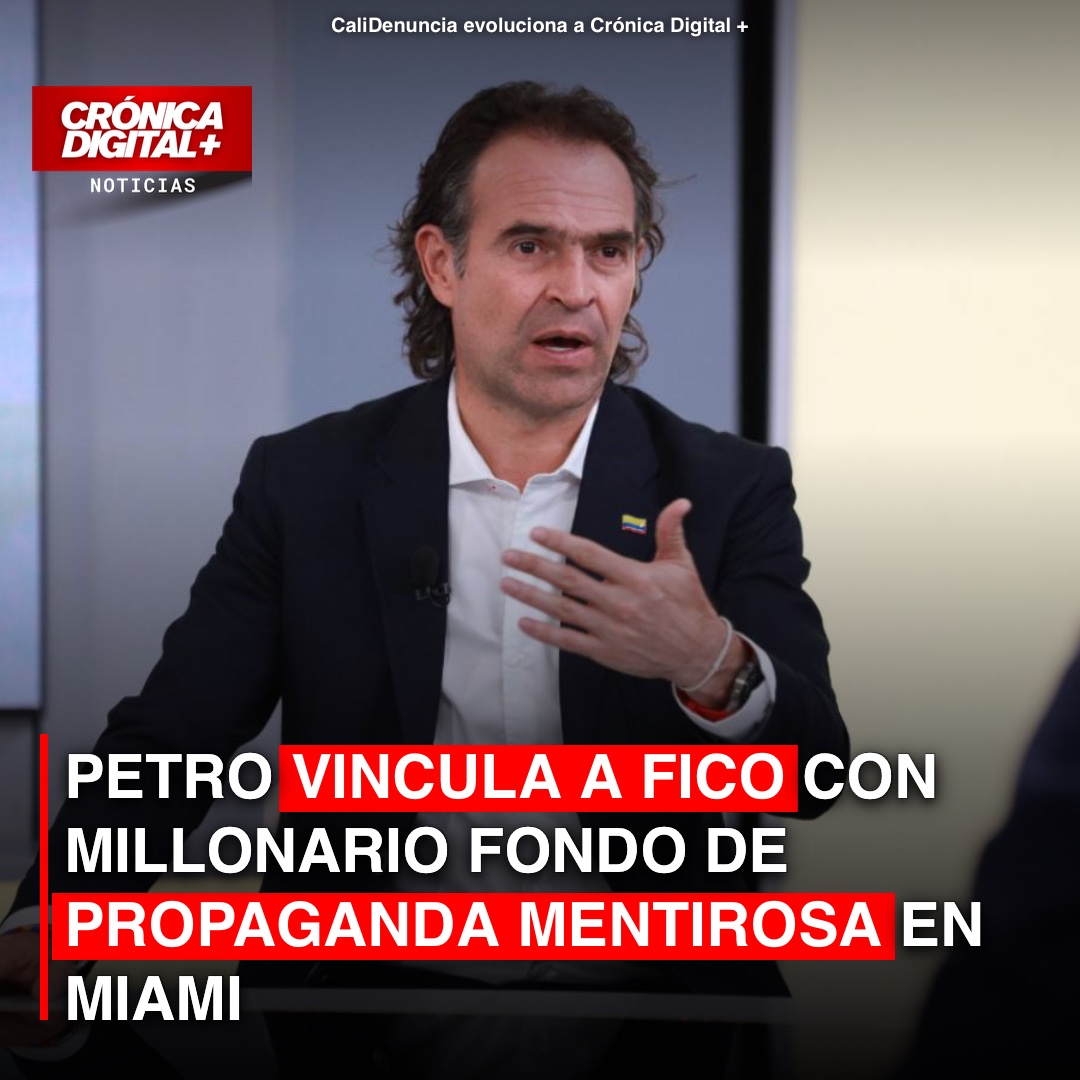Petro acusa a Fico: Millonario fondo en Miami para ‘propaganda sucia’