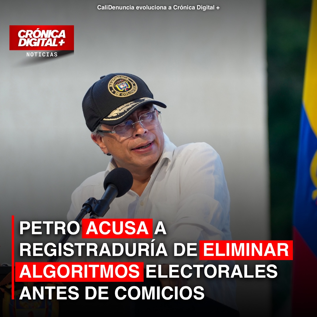 Petro acusa a Registraduría de eliminar seguridad en software electoral