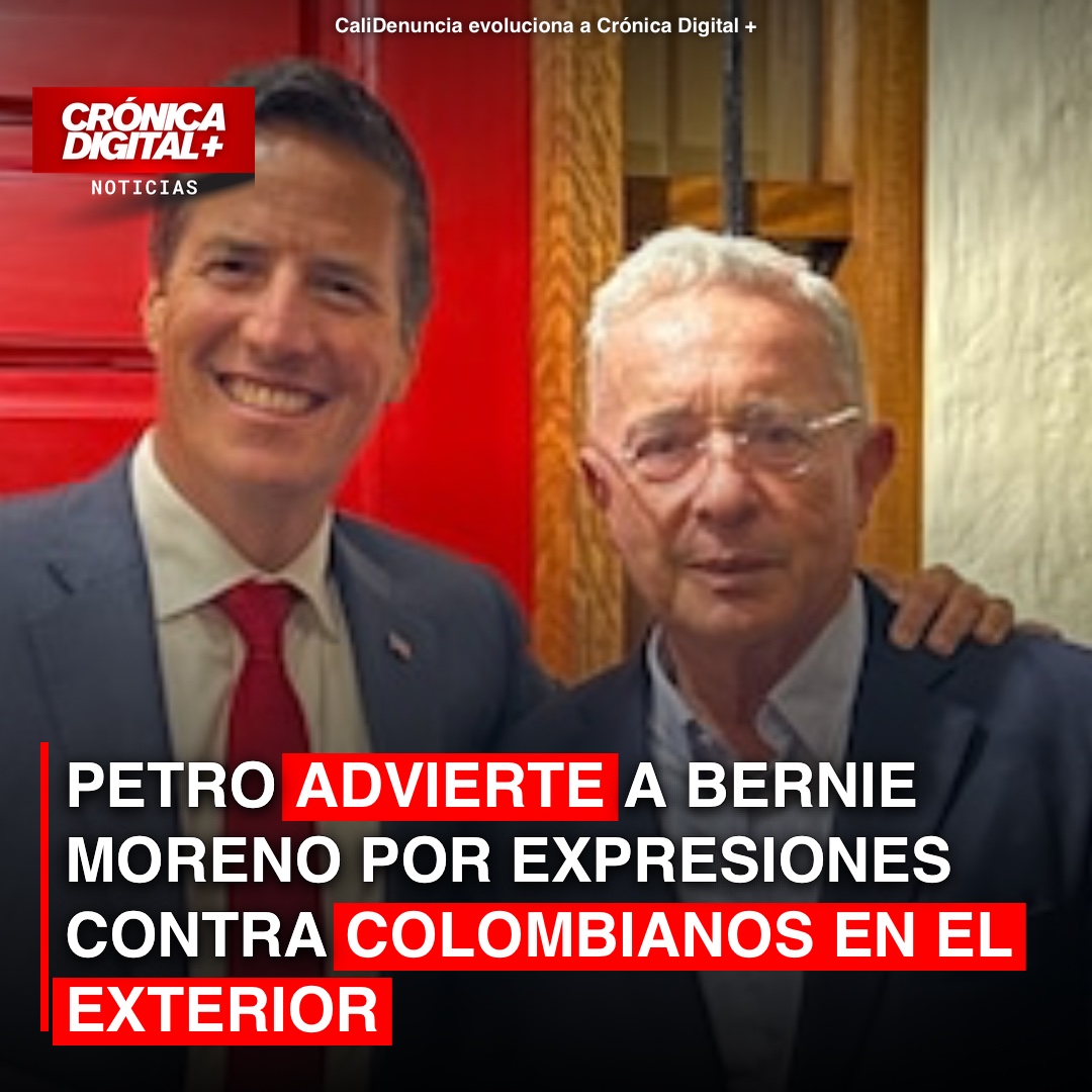Petro advierte a Bernie Moreno por sus declaraciones contra colombianos en EE. UU.