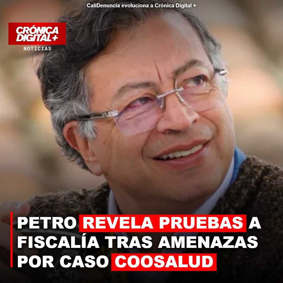 Petro denuncia desvío de fondos en Coosalud y entrega pruebas a Fiscalía