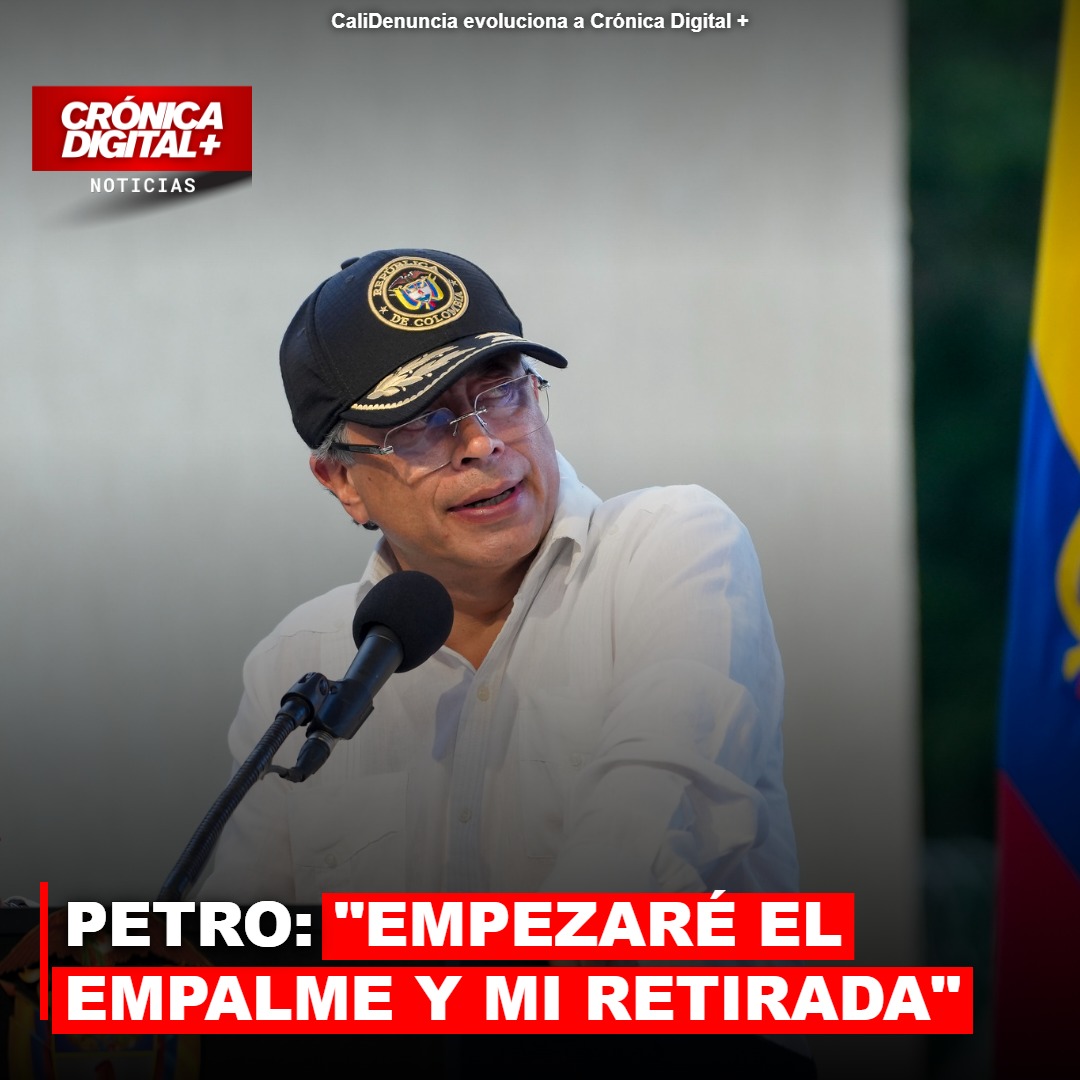 PETRO: «EMPEZARÉ EL EMPALME Y MI RETIRADA»