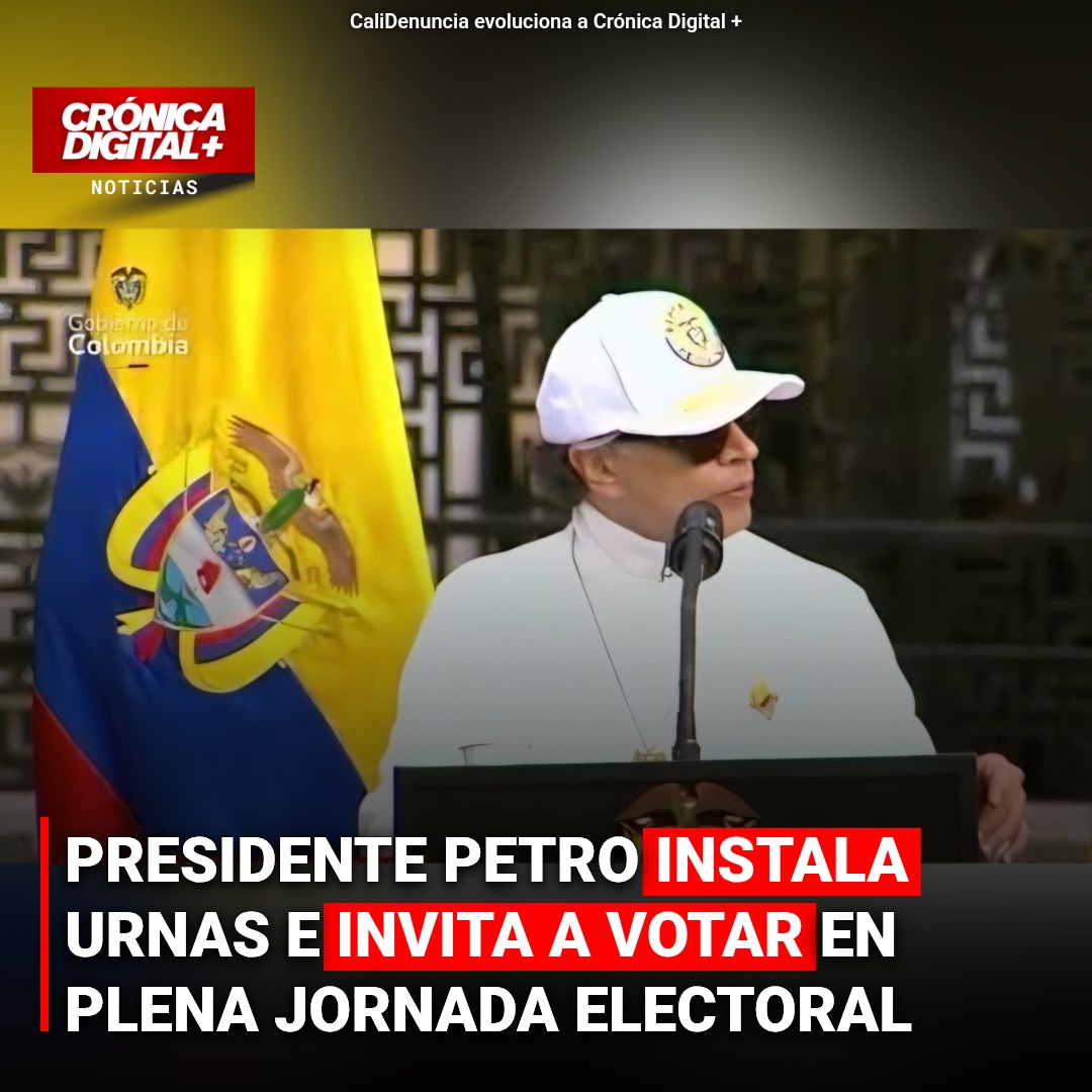 Petro exhorta a votar masivamente en decisiva jornada electoral