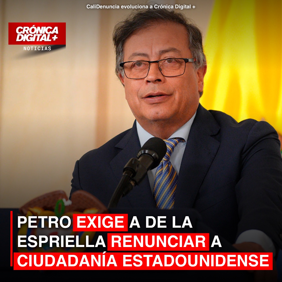 Petro exige a De la Espriella renunciar a ciudadanía de EE. UU. en recta final electoral