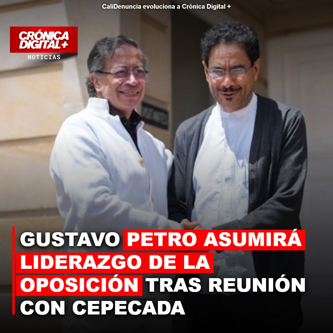 Petro liderará oposición tras pacto crítico con Iván Cepeda