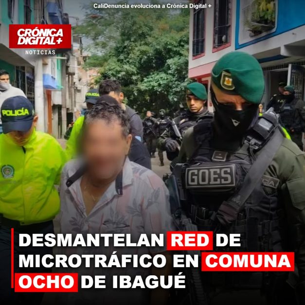 Policía desarticula red de microtráfico con ganancias millonarias en Ibagué