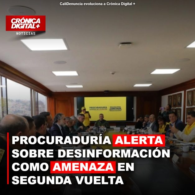Procuraduría General advierte sobre desinformación en segunda vuelta electoral
