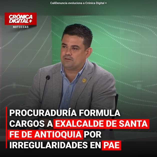 Procuraduría imputa cargos a exalcalde de Santa Fe de Antioquia por demoras en PAE