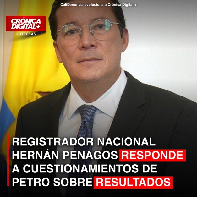 REGISTRADOR NACIONAL HERNÁN PENAGOS RESPONDE A CUESTIONAMIENTOS DE PETRO SOBRE RESULTADOS ELECTORALES