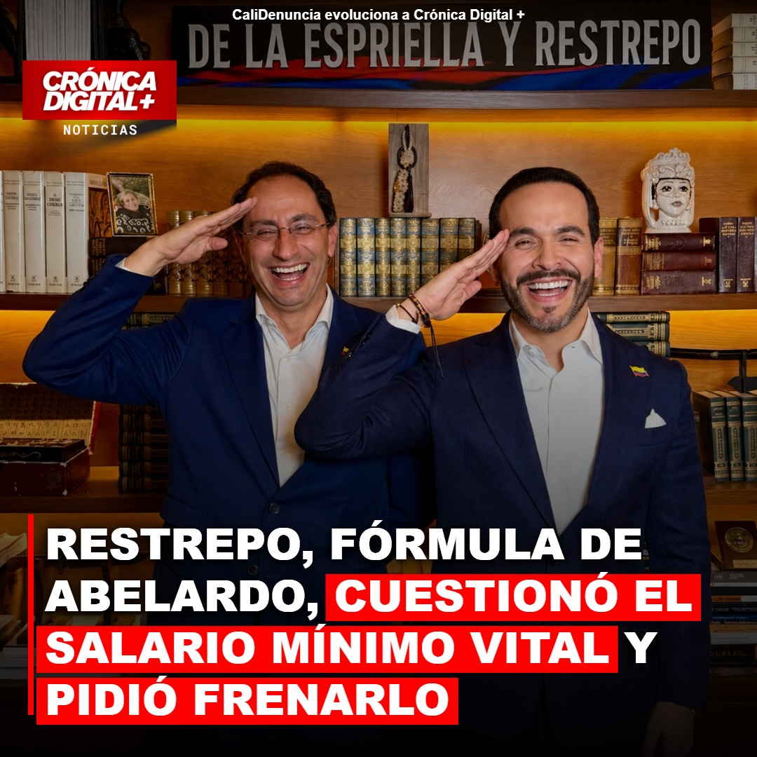 Restrepo cuestiona salario mínimo vital previo a balotaje en Colombia
