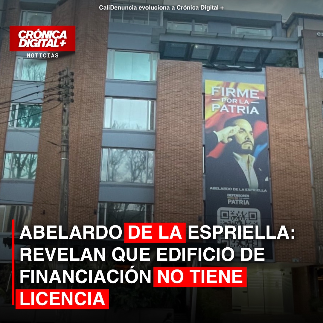 Revelan edificio de De la Espriella sin licencia para financiar campaña