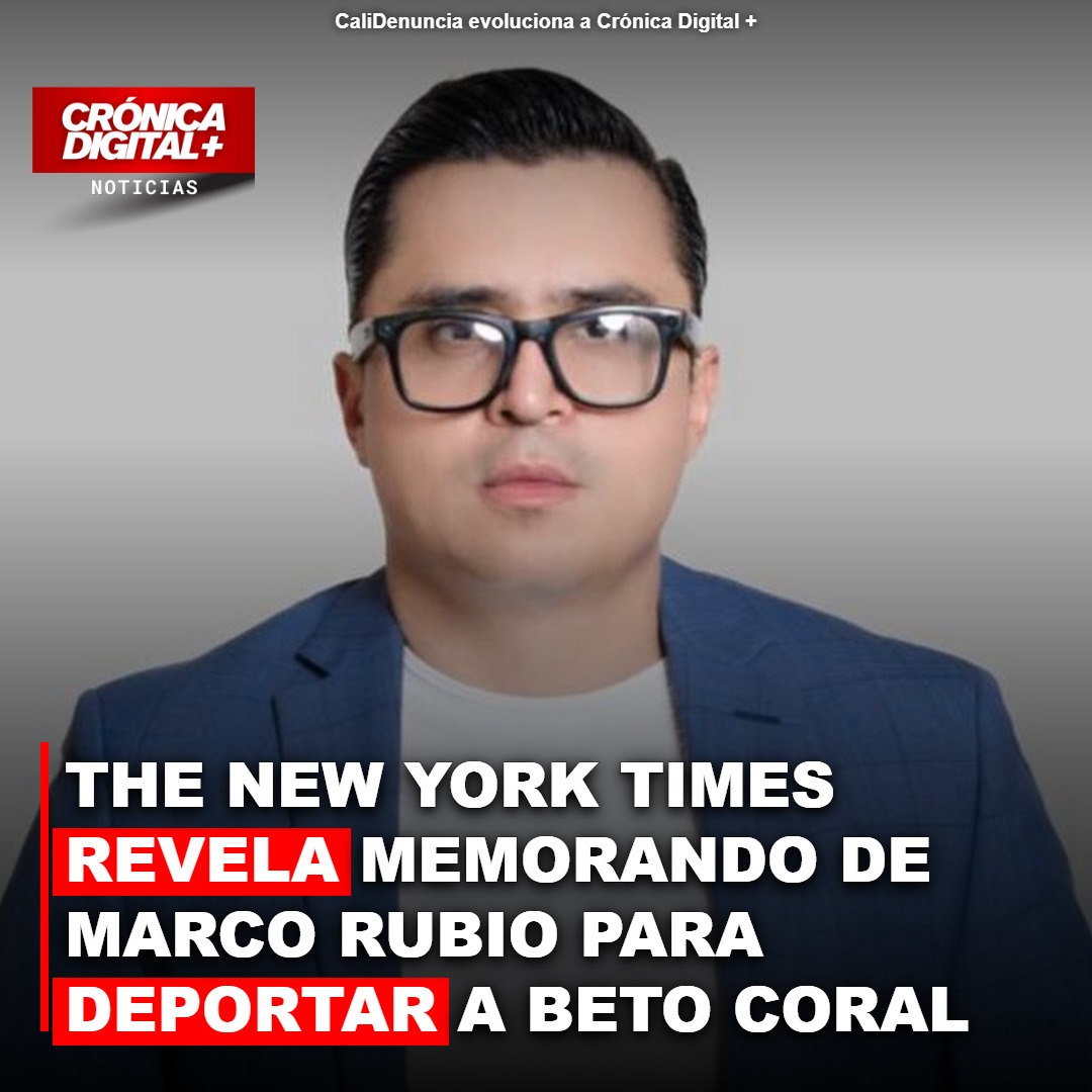 Rubio pide deportar a Beto Coral: activismo en EE. UU. y pugna política Colombia