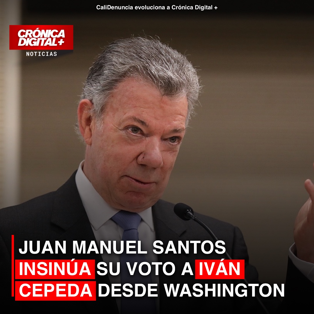 Santos sugiere voto por defensor del Acuerdo de Paz, señalan a Cepeda