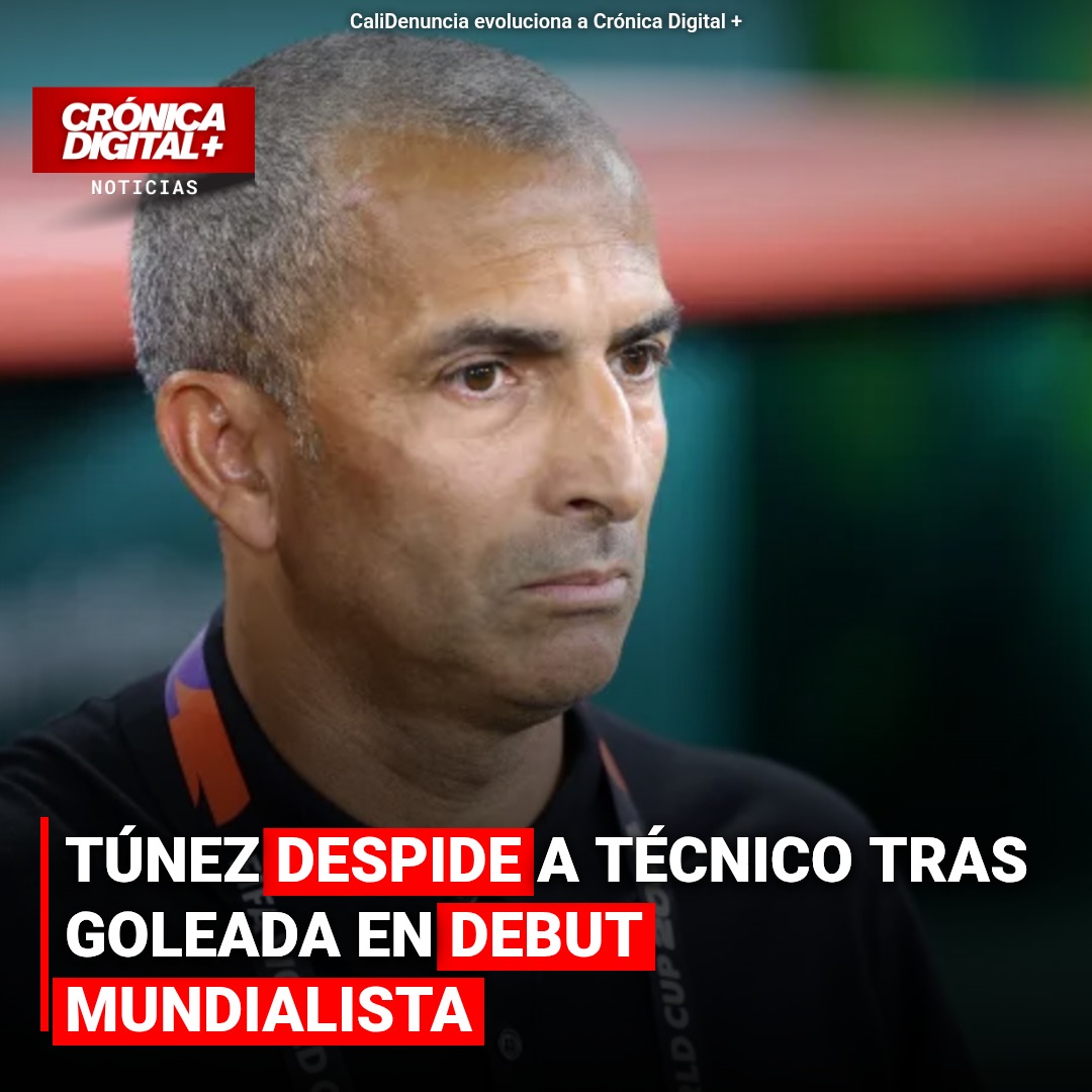 Túnez despide a técnico Lamouchi tras humillante derrota 5-1 en debut mundialista