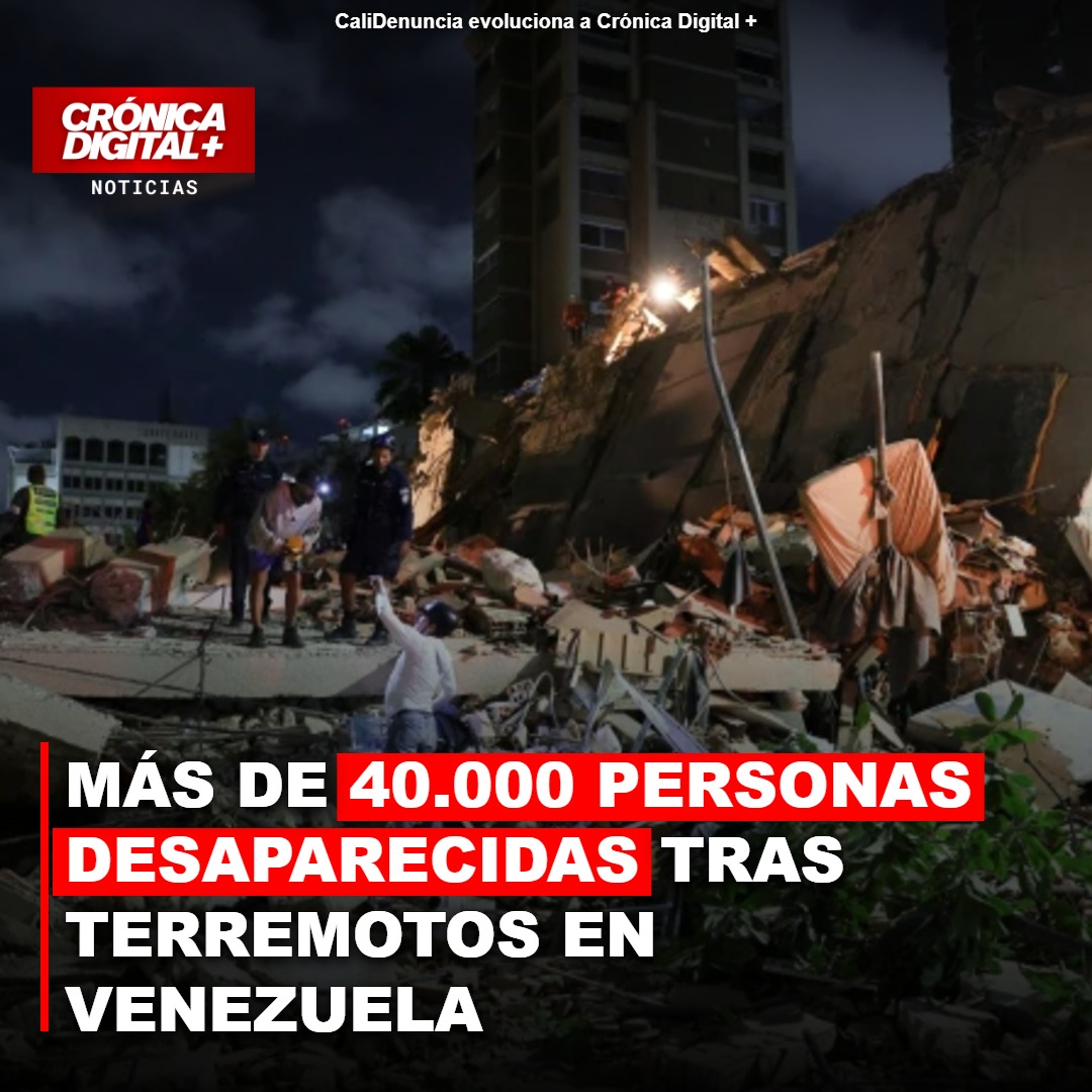 Terremotos en Venezuela: Plataforma Ciudadana Reporta 40.000 Desaparecidos