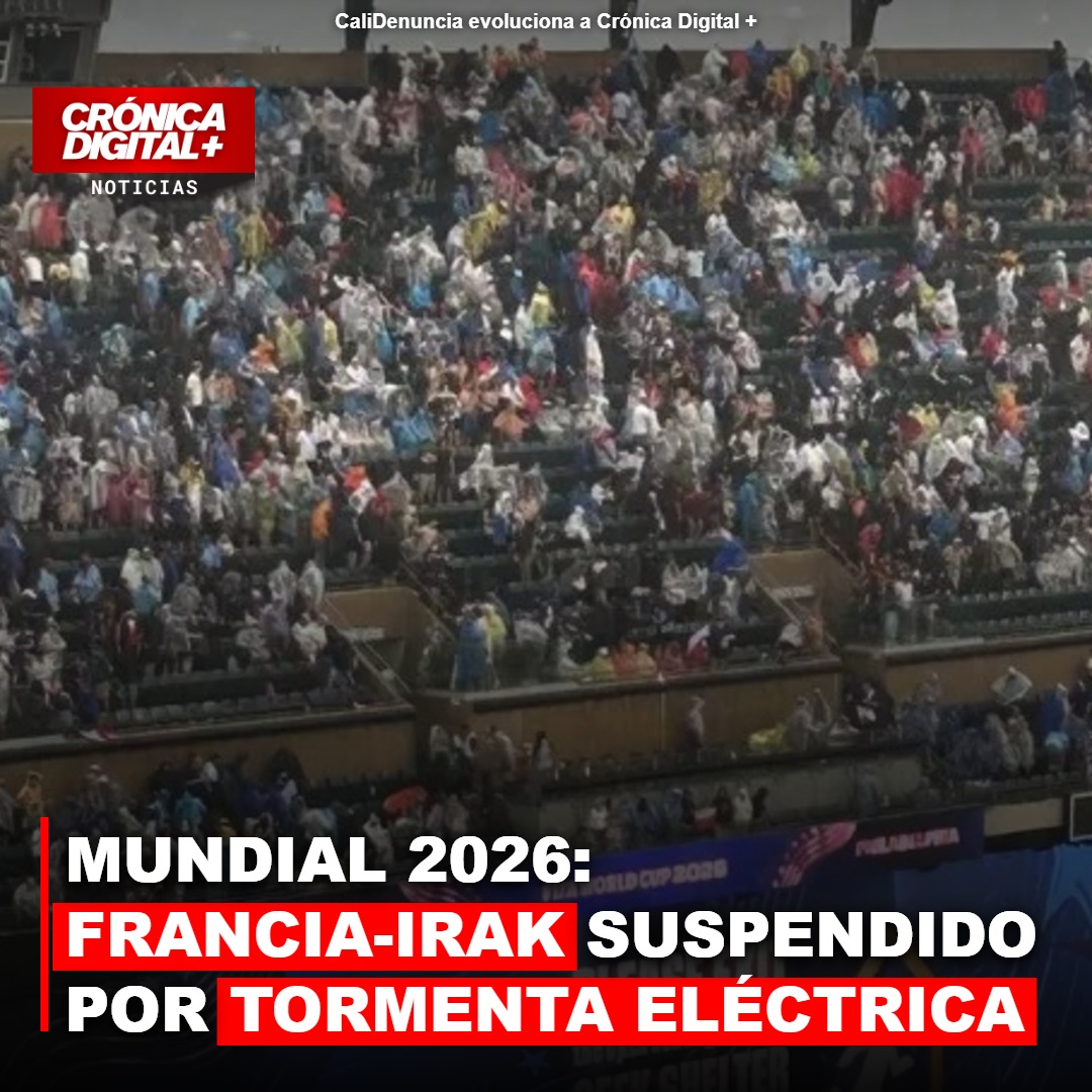 Tormenta eléctrica suspende Francia vs. Irak en Mundial 2026