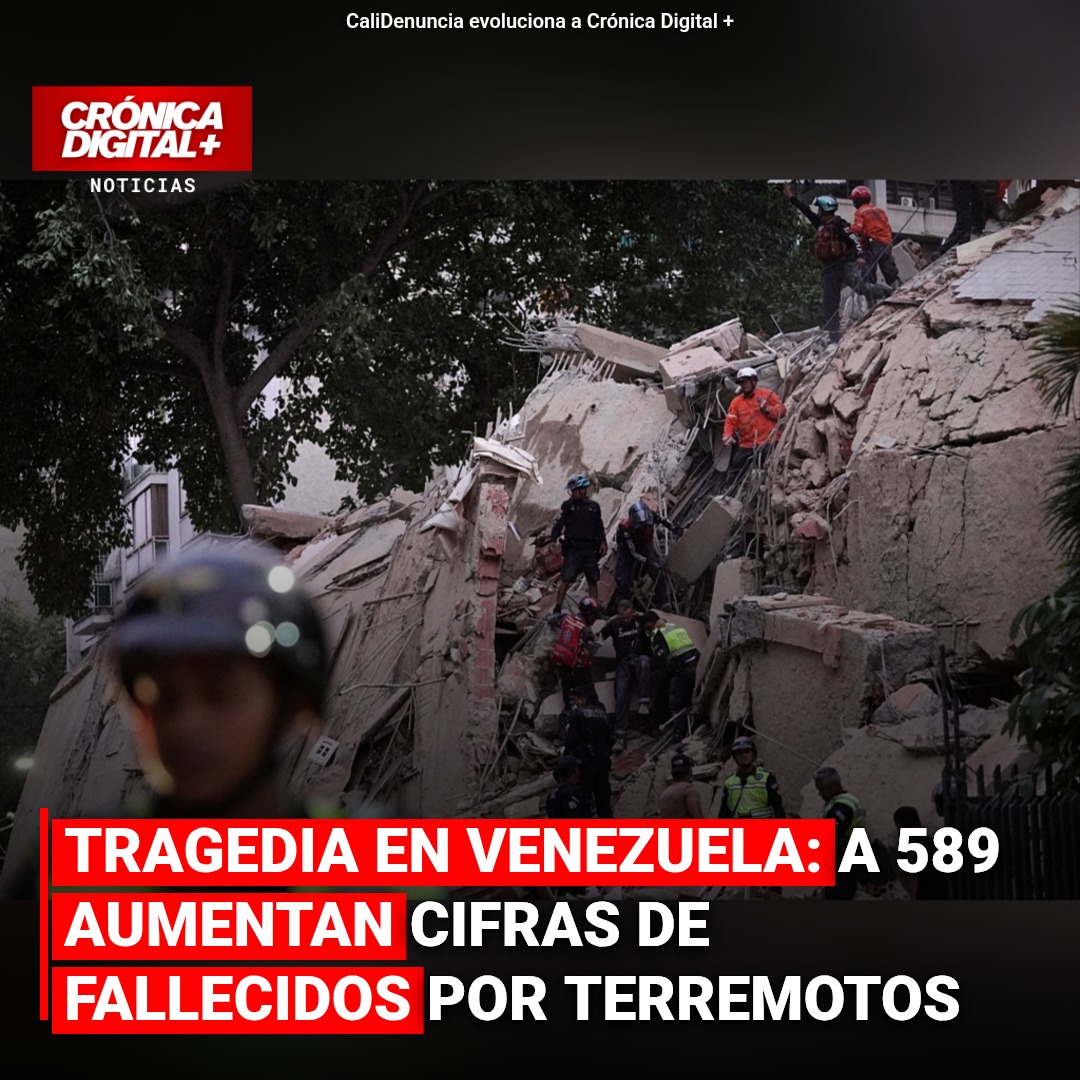 TRAGEDIA EN VENEZUELA: A 589 AUMENTAN CIFRAS DE FALLECIDOS POR TERREMOTOS