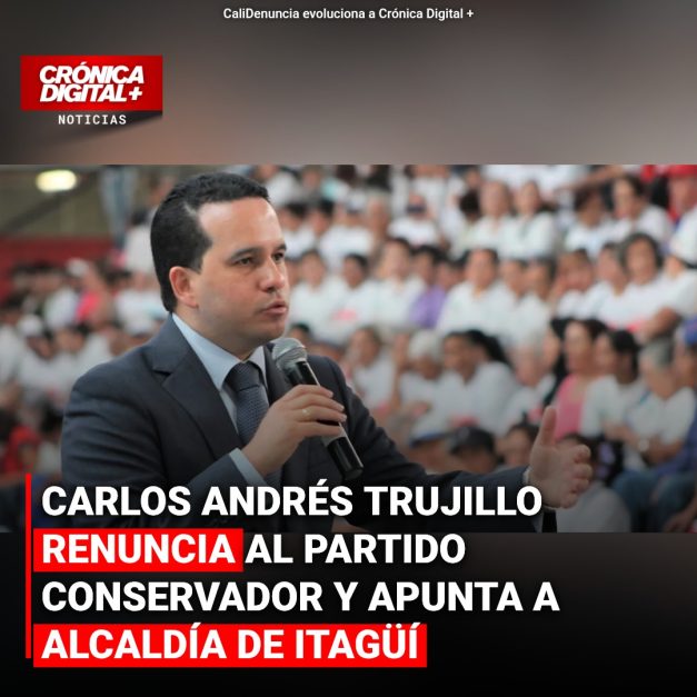 Trujillo renuncia al Partido Conservador para buscar Alcaldía de Itagüí