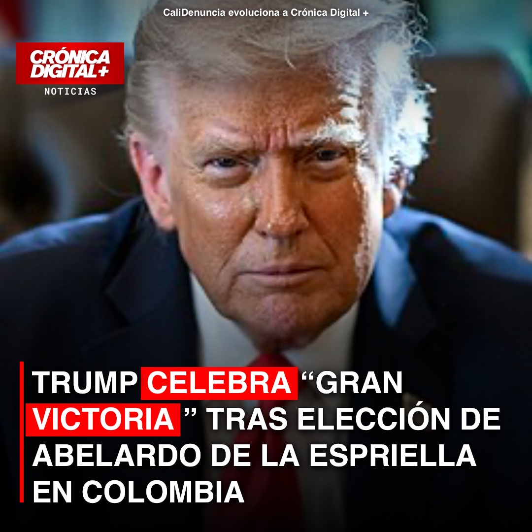 Trump Afirma Victoria Propia en Elección de La Espriella en Colombia