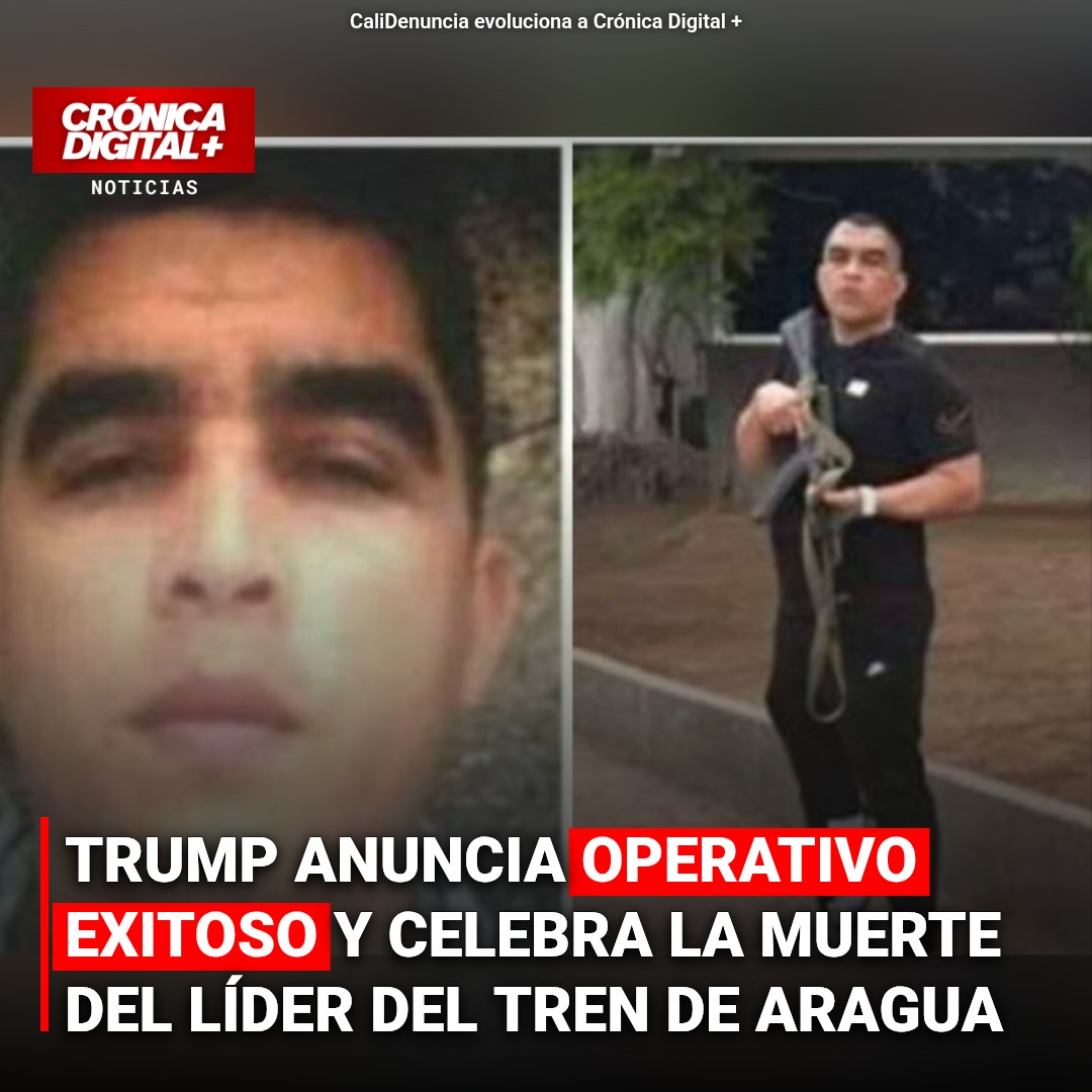 Trump confirma operación contra Tren de Aragua; líder abatido en extranjero