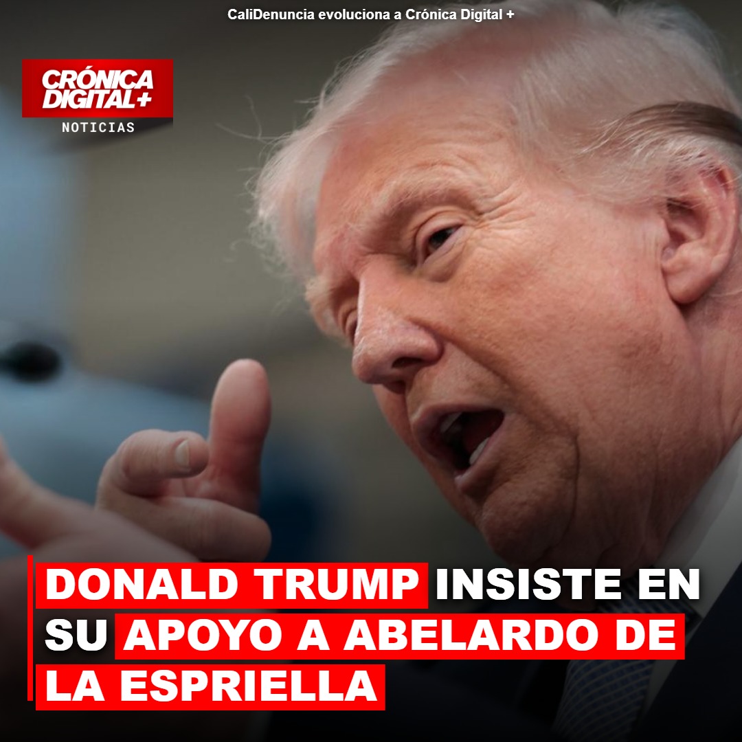 Trump renueva apoyo a De la Espriella y cuestiona a Cepeda previo a balotaje