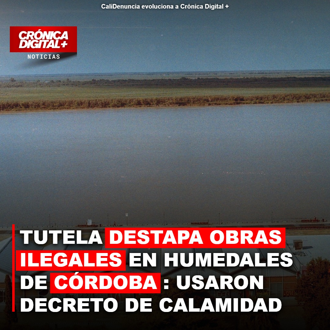 TUTELA DESTAPA OBRAS ILEGALES EN HUMEDALES DE CÓRDOBA: USARON DECRETO DE CALAMIDAD
