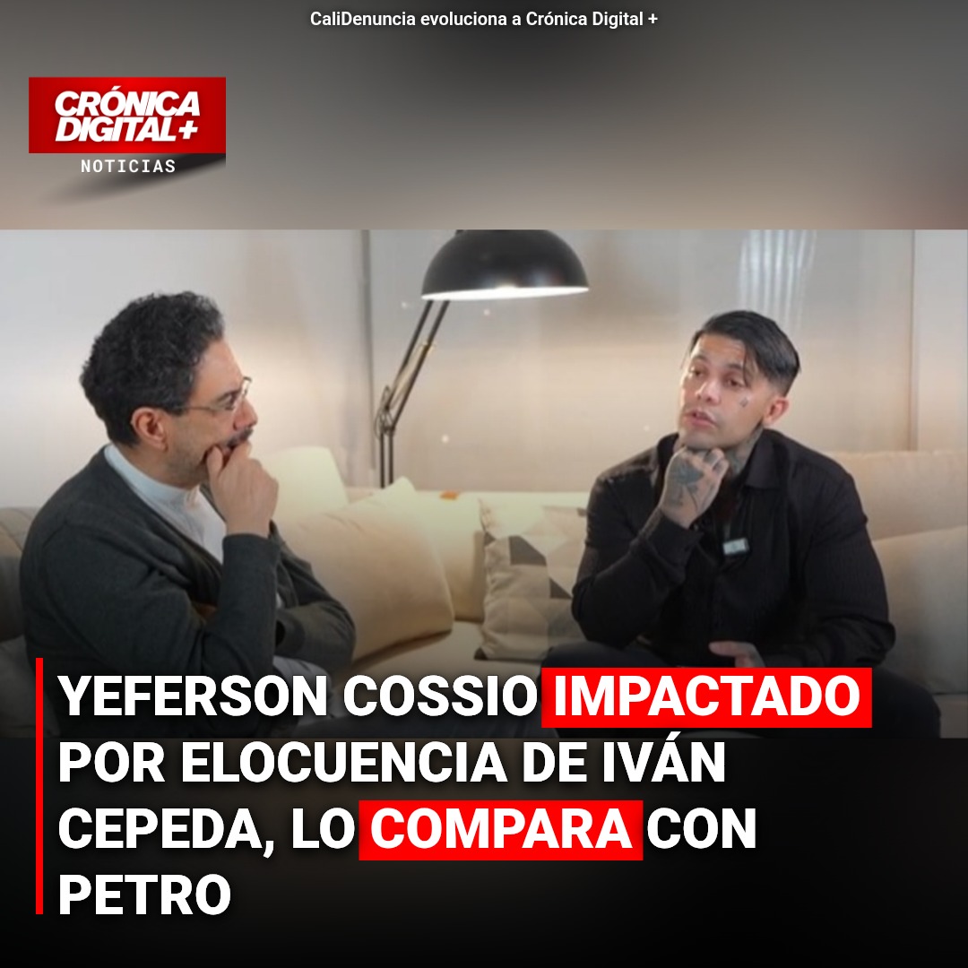 Yeferson Cossio elogia a Cepeda y lo compara con comunicación de Petro