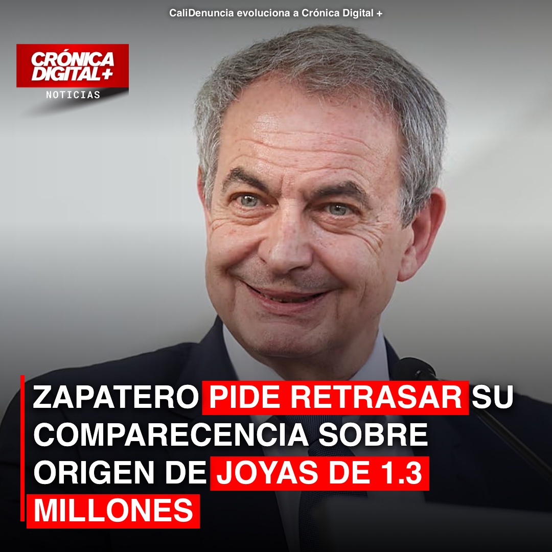 Zapatero pospone declaración por joyas de 1.3 millones: ¿fraude fiscal?
