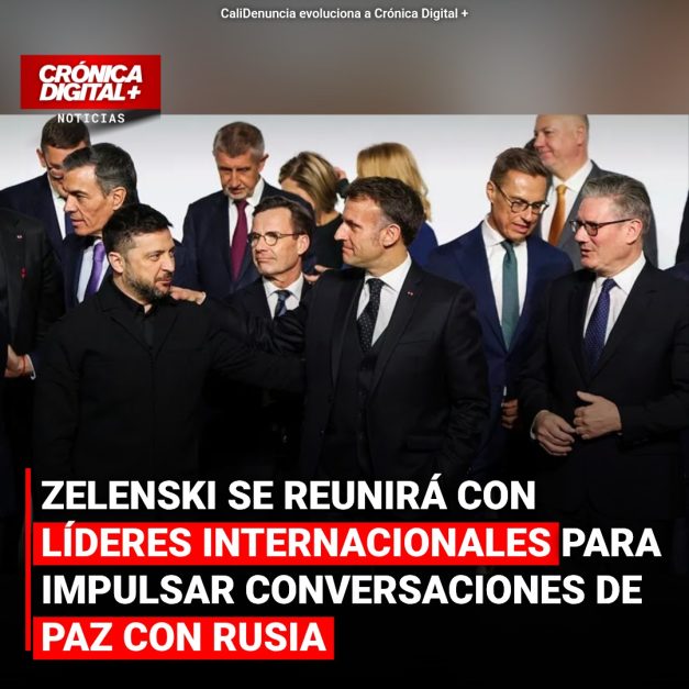 ZELENSKI SE REUNIRÁ CON LÍDERES INTERNACIONALES PARA IMPULSAR CONVERSACIONES DE PAZ CON RUSIA