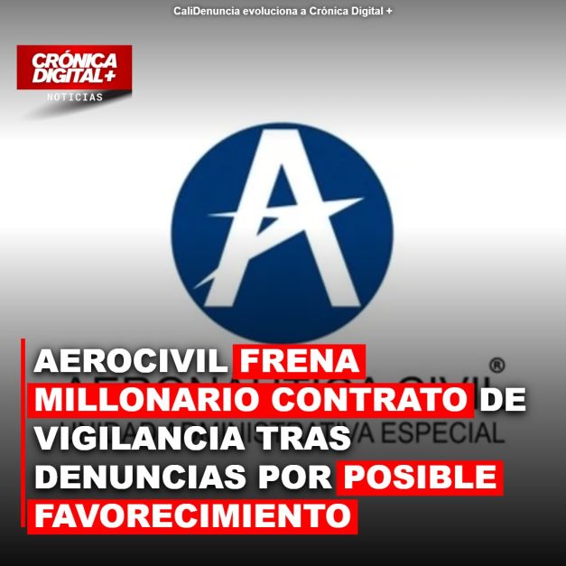 Aerocivil frena cuestionado contrato de vigilancia millonario