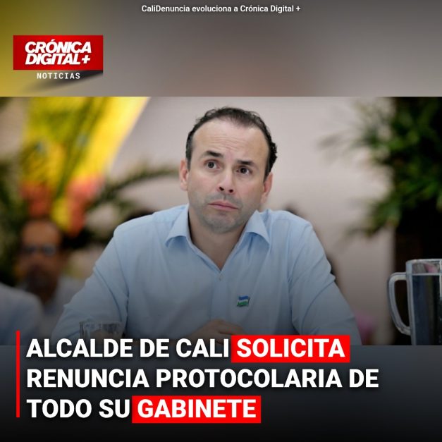 Alcalde de Cali pide renuncia a su gabinete para reconfigurar administración