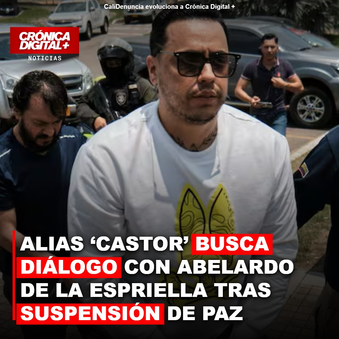 Alias ‘Castor’ busca diálogo con De la Espriella tras freno a paz urbana