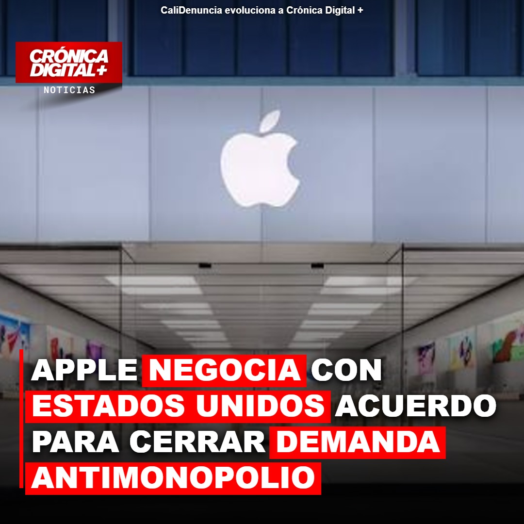 APPLE NEGOCIA CON EE. UU. ACUERDO PARA CERRAR DEMANDA ANTIMONOPOLIO