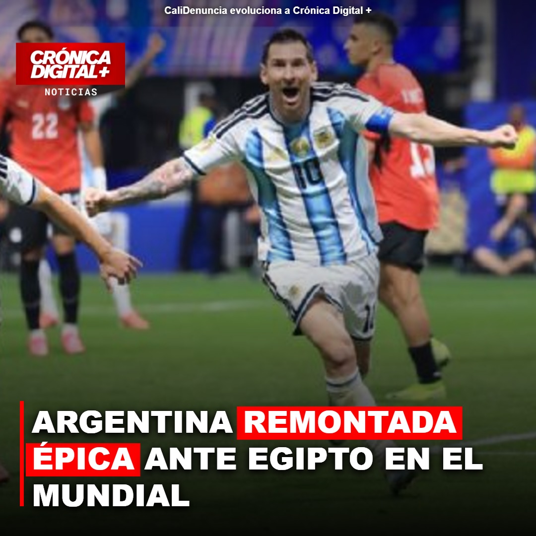 Argentina Remonta Épicamente a Egipto y Avanza a Cuartos de Final del Mundial